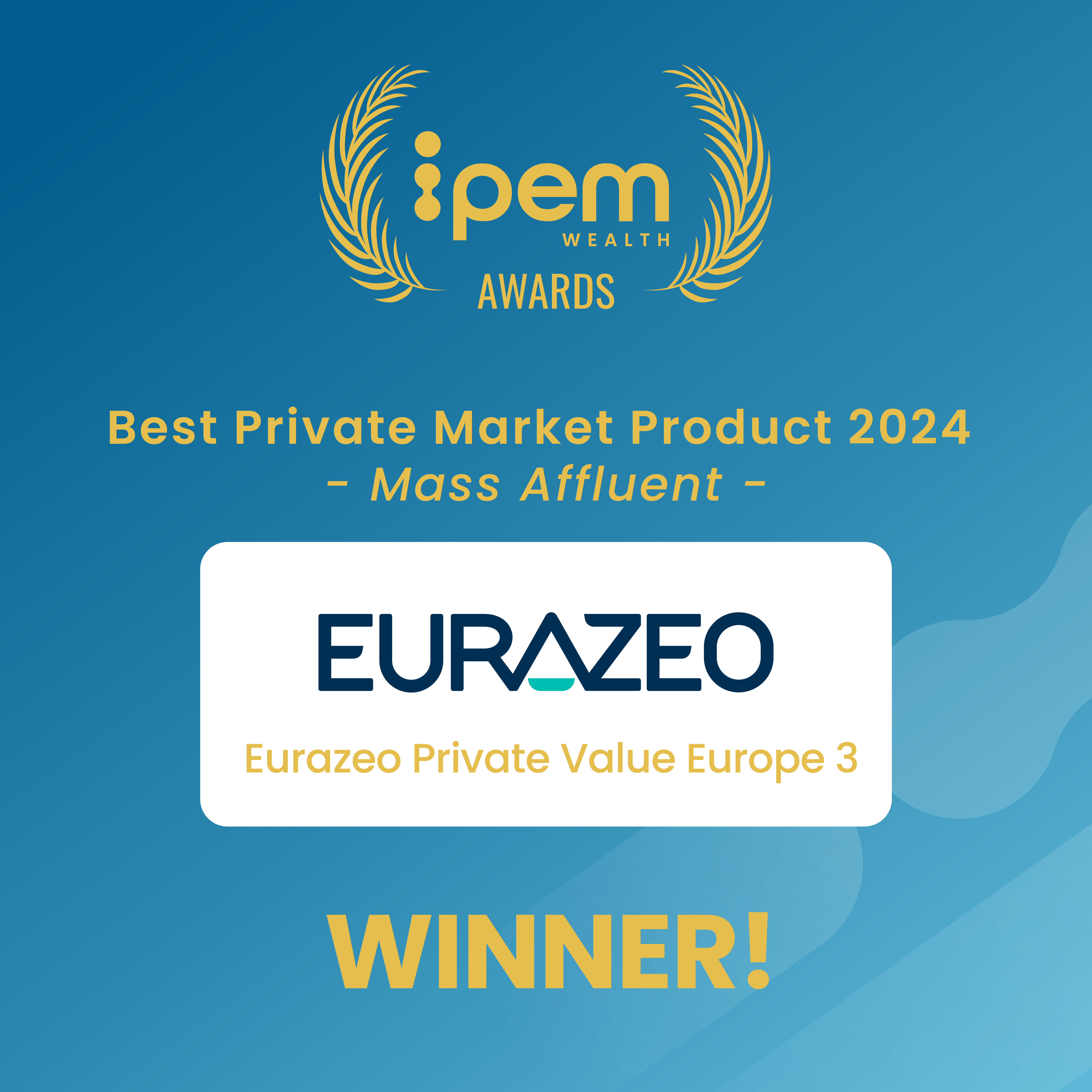 WINNER Best Private Market Product 2024 mass affluent